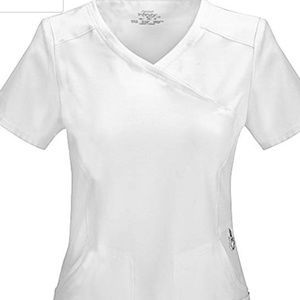 Cherokee iflex Women's V-Neck Knit Panel Scrub Top